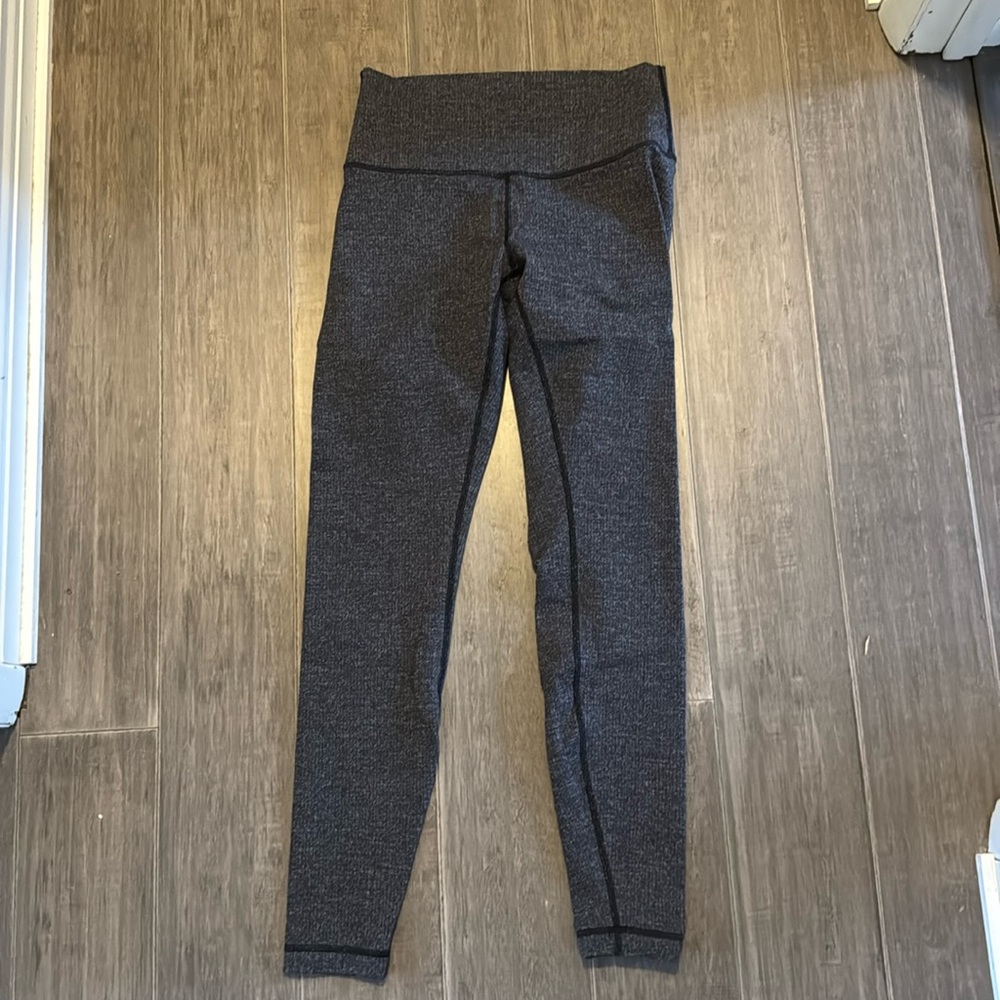 Full length lululemon charcoal weathered leggings